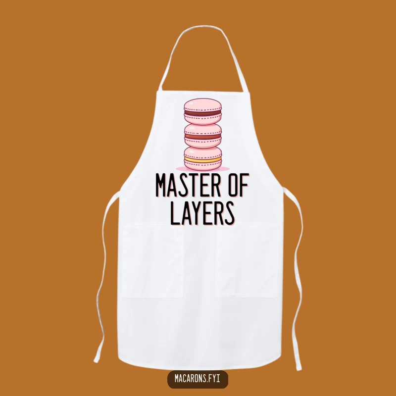 Funny Triumphant Macaron Tower Apron - Culinary Masterpiece Gift