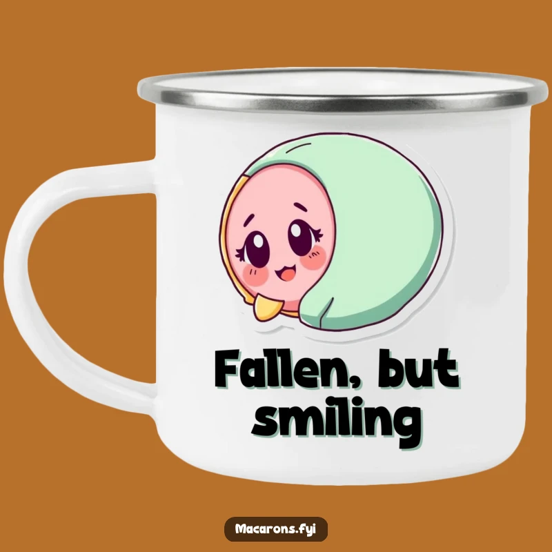 Funny Macaron Tumbling Camping Mug: Surprise Sips Outdoors with this Hilarious Macaron Cup