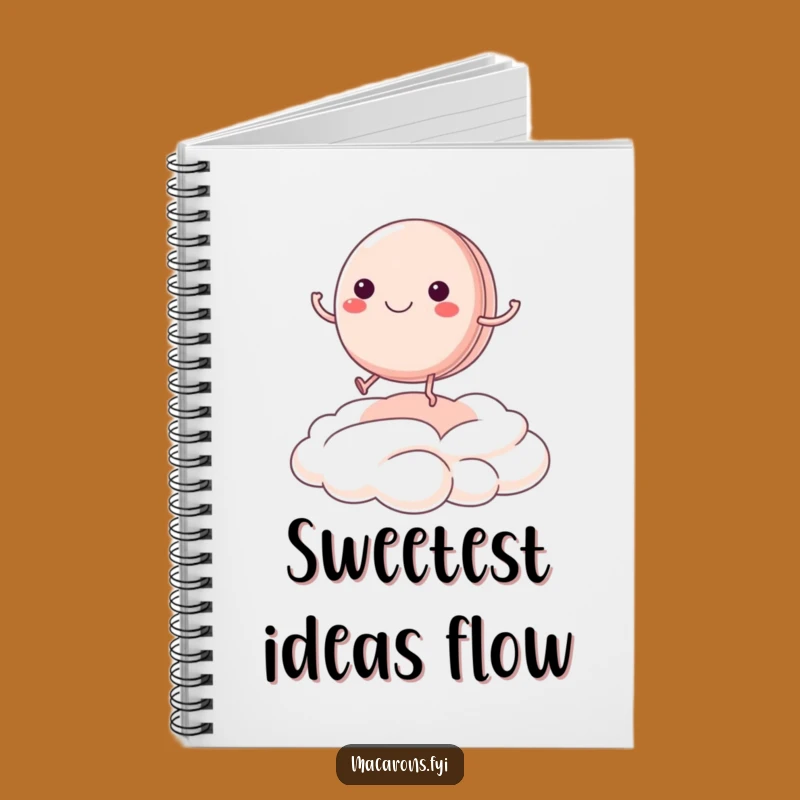 Funny Joyful Macaron Notebook - Jot Down Sweet Ideas!
