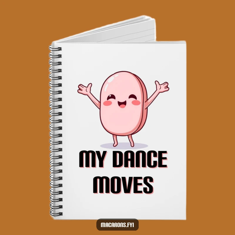 Funny Macaron Dance Notebook: Joyful Character Journal for Ideas