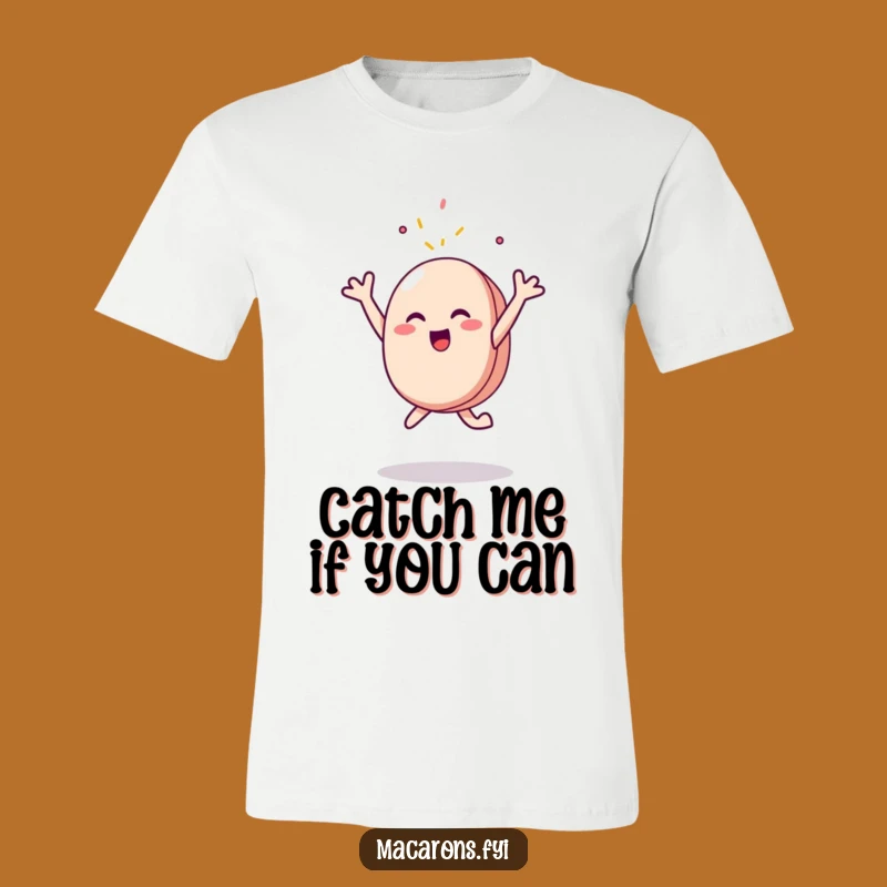 Funny Macaron Sprinkle Leap T-Shirt: Perfect Funny Gift for Dessert Addicts!