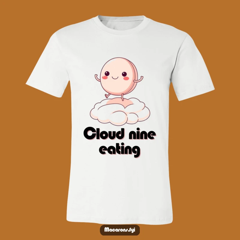 Funny Bouncing Macaron T-Shirt - Wear Your Sweetest Joy!